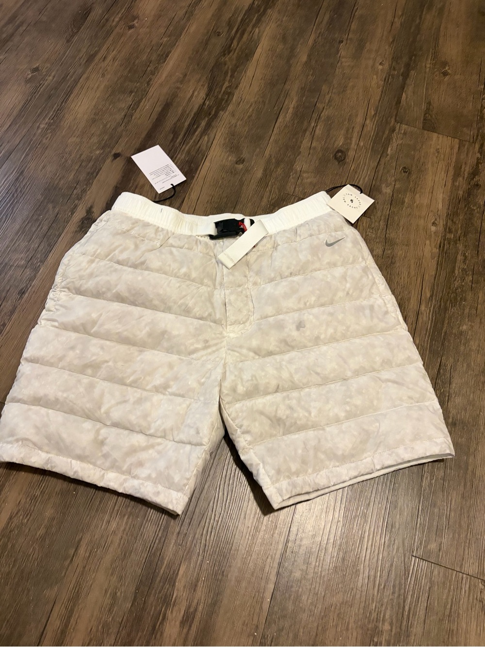 Nike Lab x Tom Sachs Mars Yard Down Fill Puffer Shorts Small